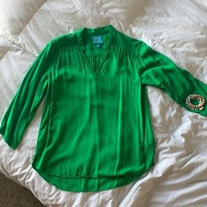 Emerald green escapada top